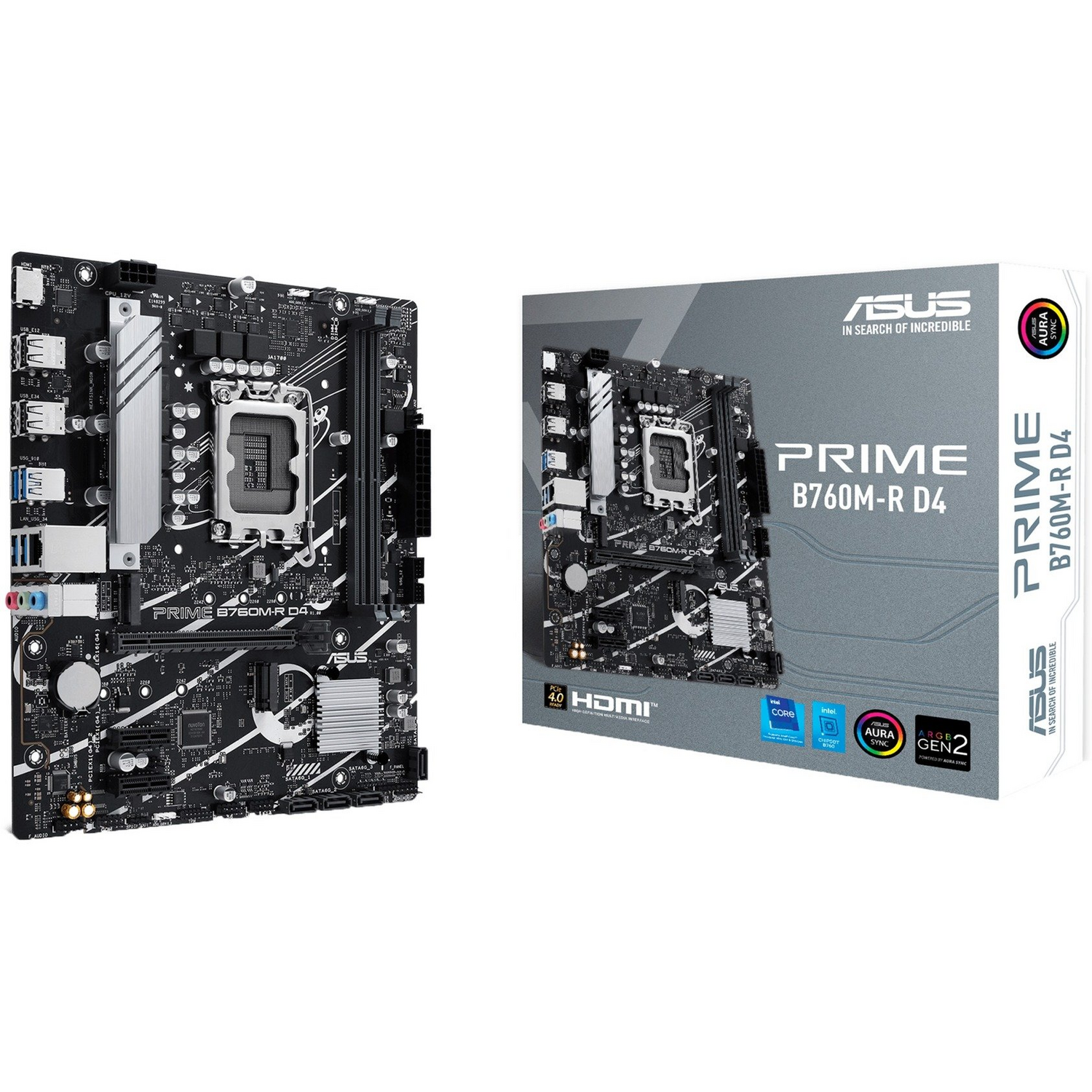 Asus Prime B760 M R D4 Mainboard Motherboard Intel Sockel Ddr4 Defektware D-Ware - 4711387423769