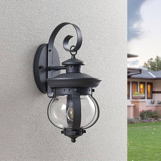 Lindby Farley Außenwandleuchte Lampe Leuchte Wandleuchte Wandlampe Gartenlampe - 4251096573350