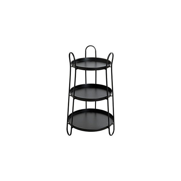 Loftscape Beistelltisch Alderton Metall Schwarz Höhe 72 cm Abstelltisch Tisch