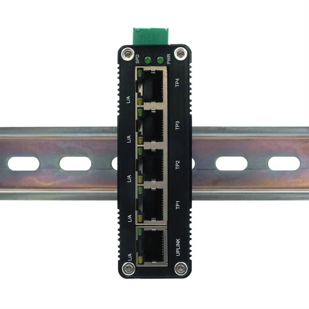 B-Ware Exsys Netzwerk Switch Verteiler Ethernet Switch Gigabit Industrie 6 Stück - 4718359620201