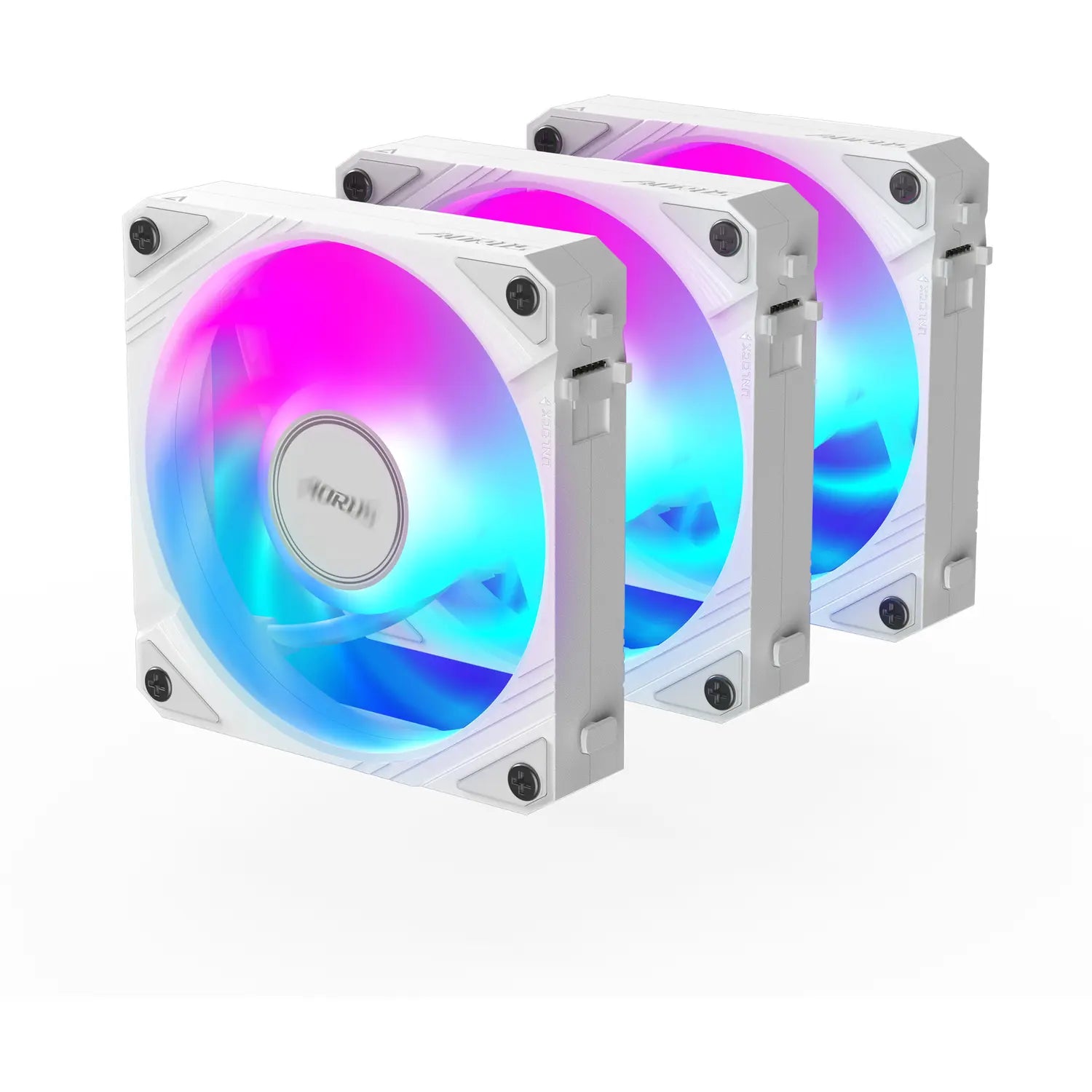 B-Ware Gigabyte Gehäuselüfter Ventilator Ez Chain 120 Ice Weiß Argb 120 Mm 3er Pack - 4719331555214