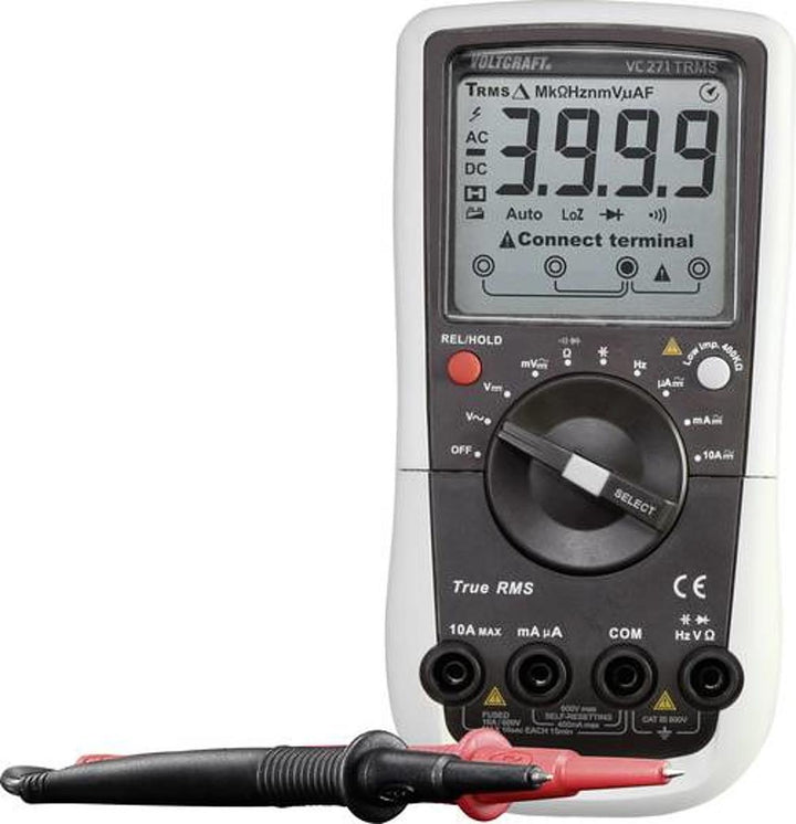 VOLTCRAFT VC-271 Hand-Multimeter digital CAT III 600 V Anzeige (Counts): 4000