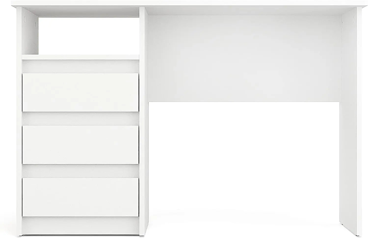 B-Ware Komto Schreibtisch Tisch Computertisch Weiß Oslo 3 Schubladen Kinderschreibtisch - 4745090670059