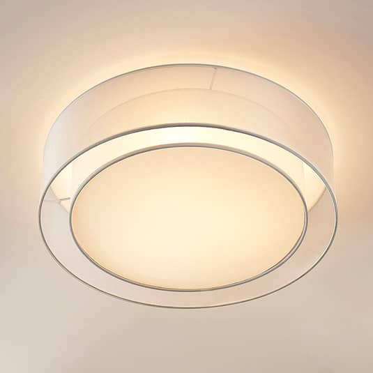 Lindby Stoff-Deckenlampe Amon Deckenlampe Deckenlicht LED  3-flmg dimmbar w295