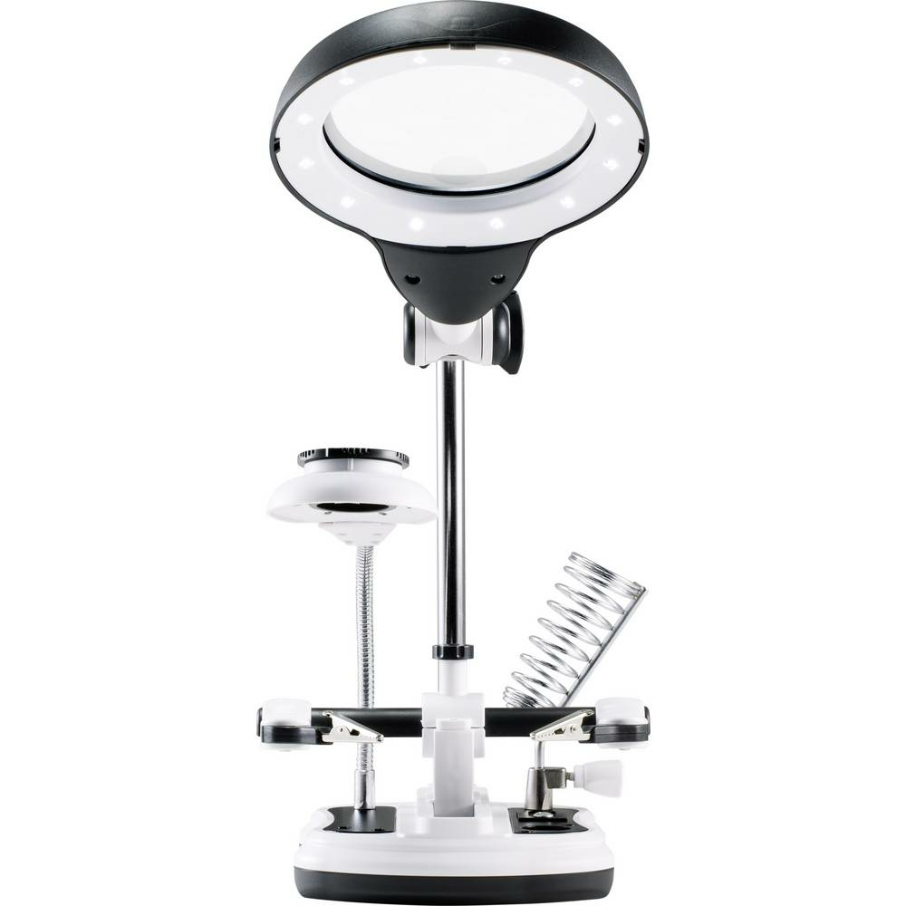 Lampe loupe LED Toolcraft To 7427316, station de loupe, atelier, loupe, loupe 317 (produit d'occasion).