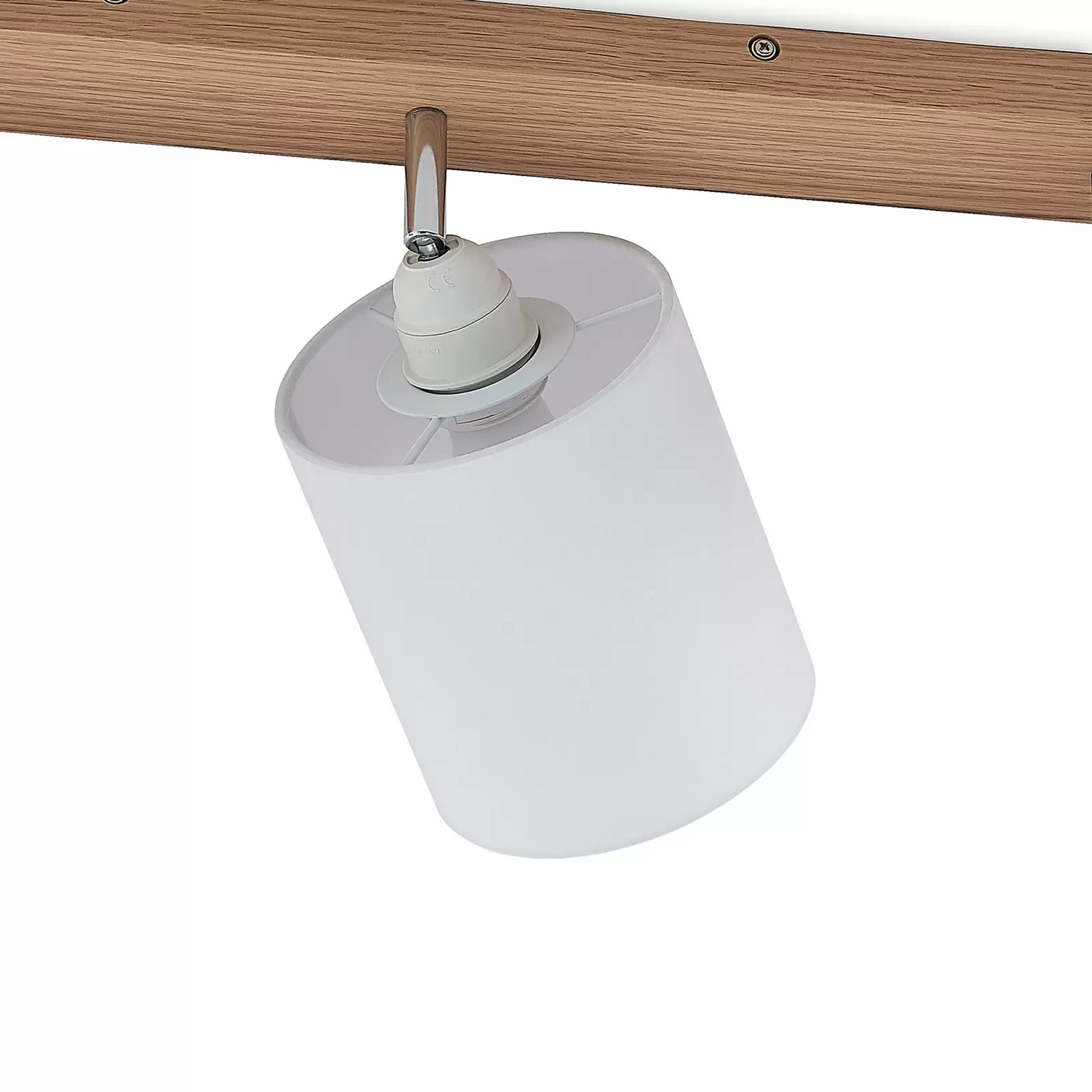 Spot de plafond Lindby Imarin de catégorie B, lampe de plafond, 3 lumières, blanc, culot E27 LED