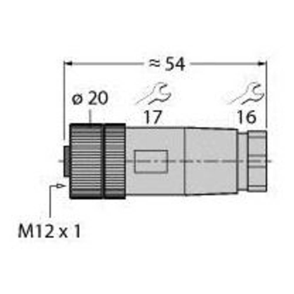 Turck 6904604 Sensor-/Aktor-Steckverbinder unkonfektioniert Verbinder