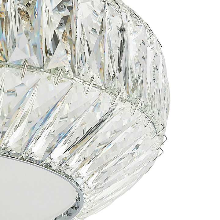 Lucande Onivira Kristall-Deckenlampe Deckenlampe Lampe Leuchte Licht rund