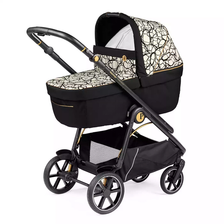 Peg Pérego Kinderwagen Culla Grande Sportwagen Reisebuggy Babywanne Graphic Gold B-Ware