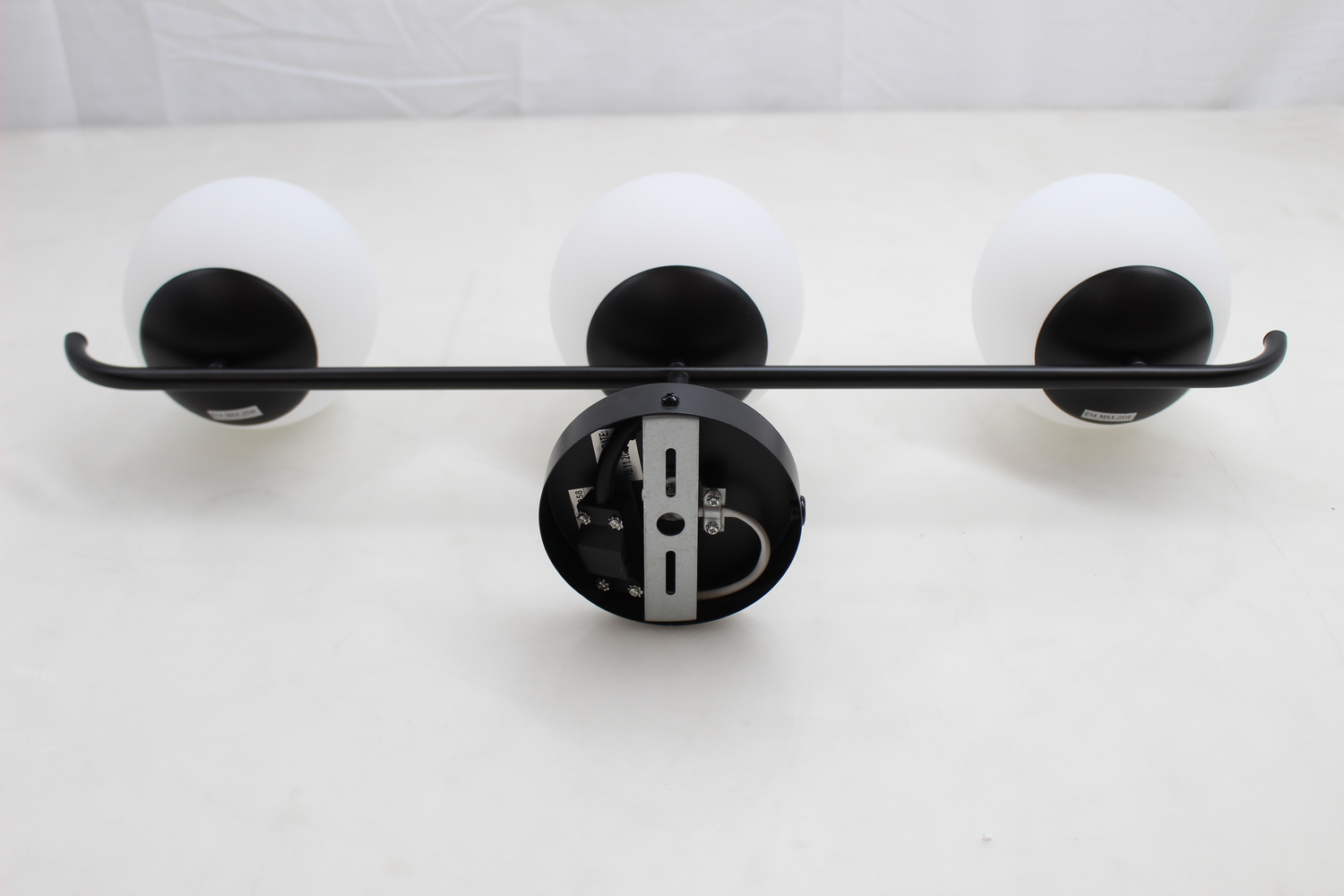 B-Ware Nordlux Deckenlampe Grant Deckenlampe Lampe Leuchte Licht Schwarz Opalglas Deko