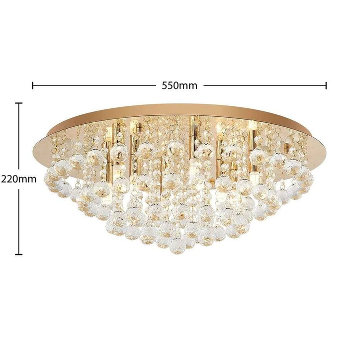 Lindby Gillion Deckenlampe Hängelampe Deckenlicht Wohnzimmerleuchte G9 8-flg 953