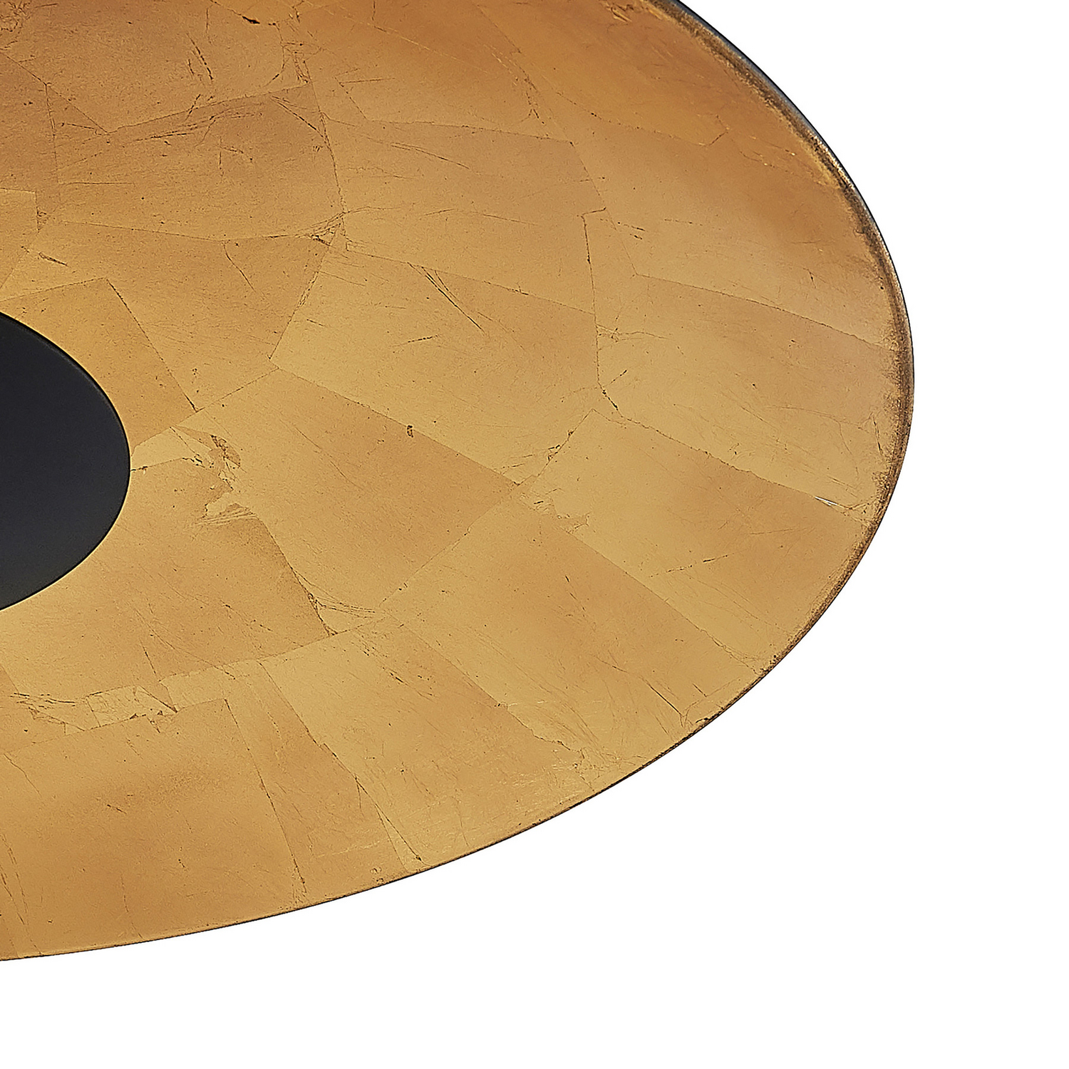 Lindby Narisara Hängeleuchte Hängelampe Lampe 1 Flammig E27 ø 80 Cm Schwarz Gold B-Ware - 4251911713572