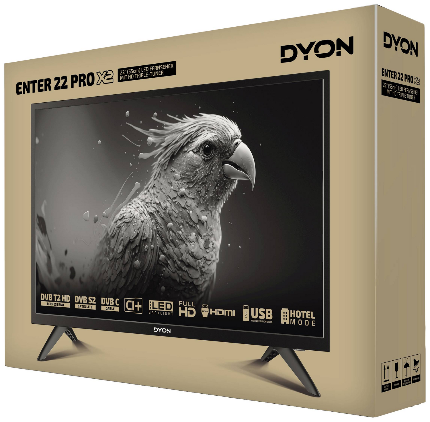 B-Ware Dyon Enter 22 Pro X2 55 Cm (22 Inch) Full Hd Tv Fernseher Bildschirm Smart Tv