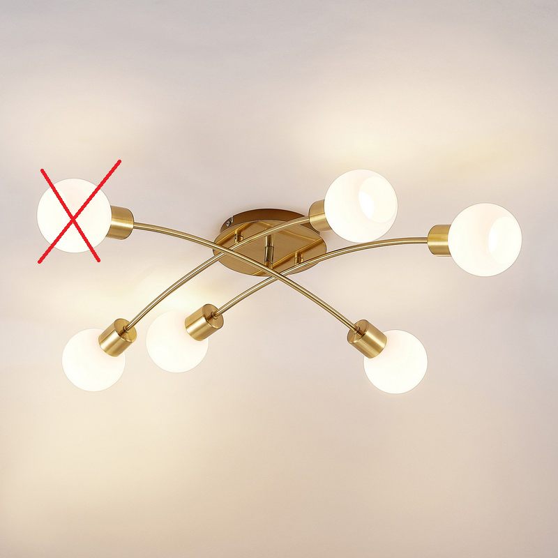 Lindby Agmar LED Deckenlampe Hängeleuchte Lampe Leuchte messing SIEHE TEXT/FOTO