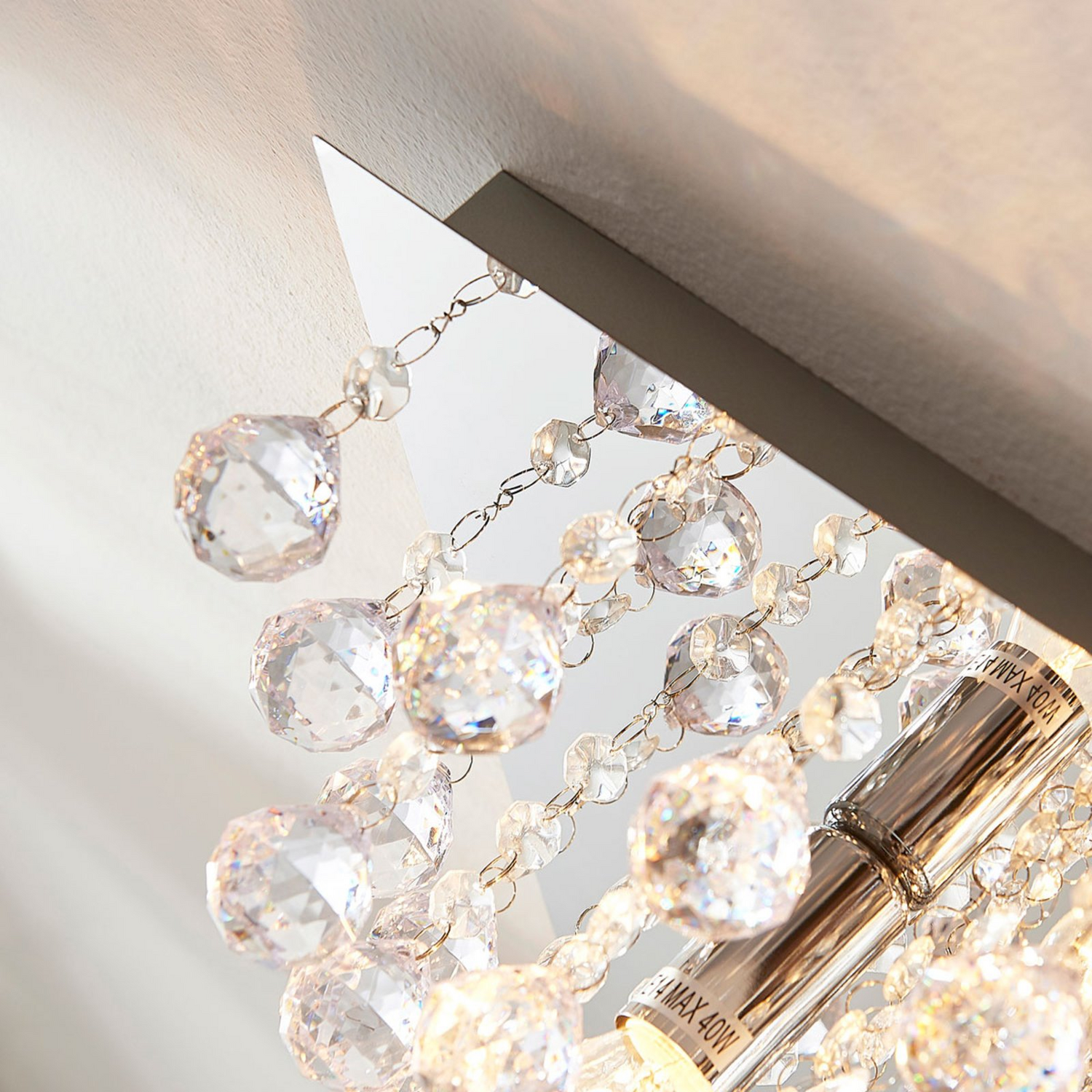 B-Ware Lindby Annica Deckenlampe Deckenleuchte Lampe Leuchte Licht Acrylbehang Sil33