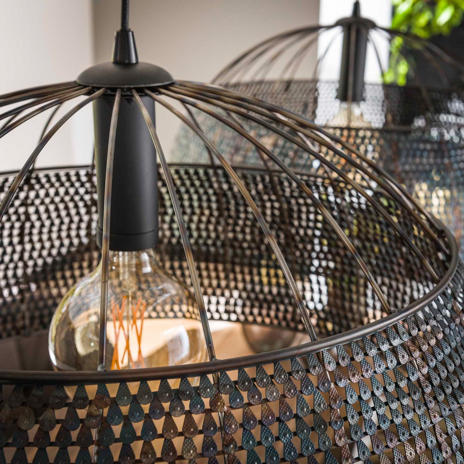 B-Ware Setengah Hängeleuchte Hängelampe Leuchte Lampe Pendelleuchte Pendellampe Li227