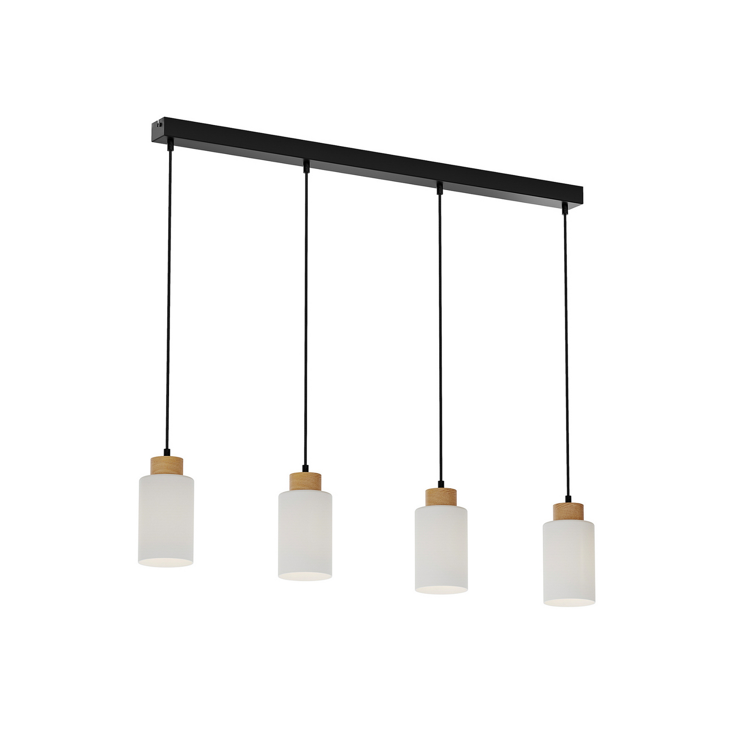 Envostar Talia Hängeleuchte Pendelleuchte Deckenlampe Lampe 4 Flammig Eiche Weiß B-Ware - 4251911723823