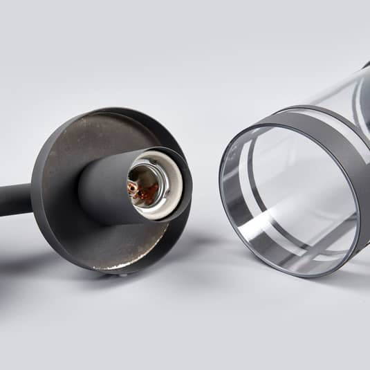 B-Ware Lindby Außen Wandleuchte Außenwandleuchte Lampe Leuchte Djori In Dunkelgrau897