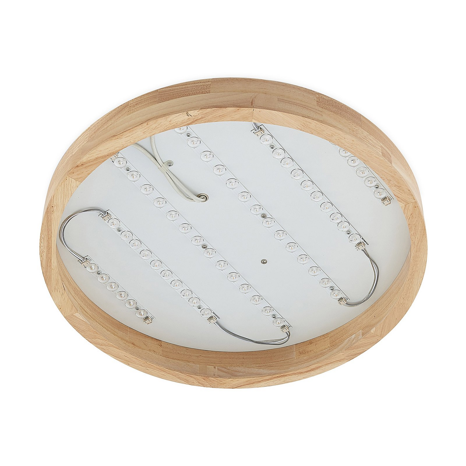 B-Ware Lindby Lanira Led Deckenlampe Deckenlampe Lampe Leuchte Eichenholz 50cm 29 W10