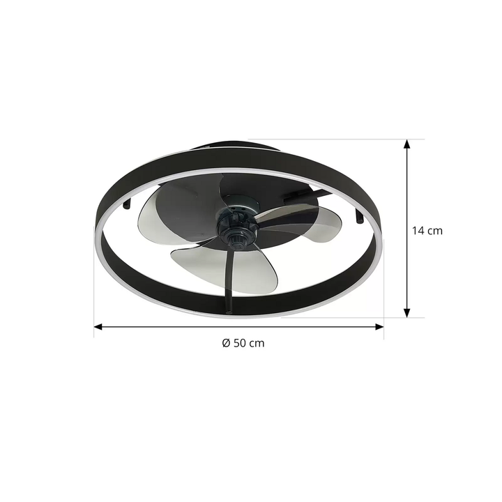 Lindby Momitu Led Deckenventilator Ventilator Lüftung Lüfter Deckenlampe Lampe B-Ware