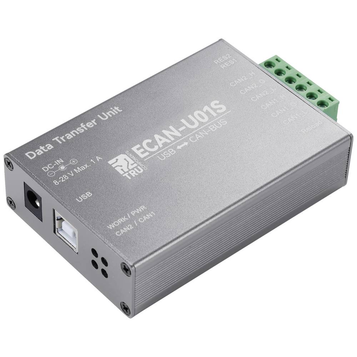 TRU COMPONENTS TC-ECAN-U01S CAN Umsetzer USB CAN-Bus 8 V/DC 28 V/DC Adapter