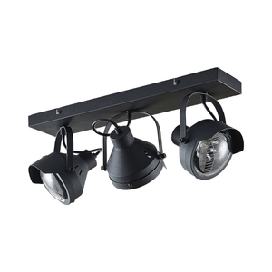 B-Ware Lindby Scheinwerfer Deckenstrahler Henega Schwarz 3 Flg Deckenlampe Deckenspot