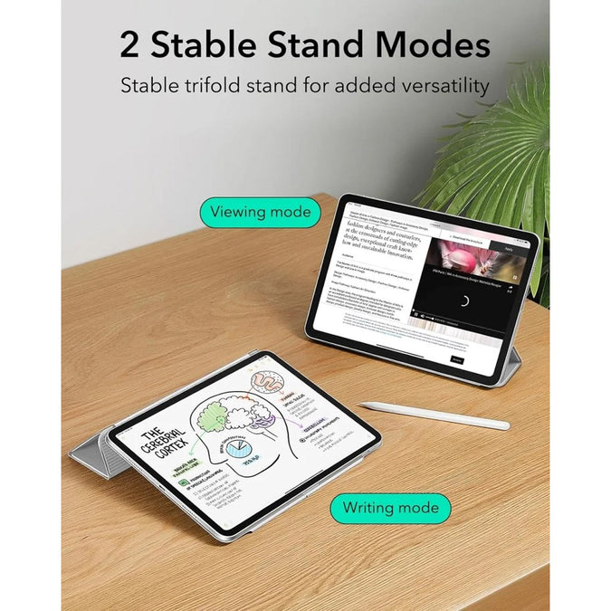 ESR Hülle Tasche Case iPad Air 11 2025 grau Schutzhülle Klapphülle Cover - 4894240182147