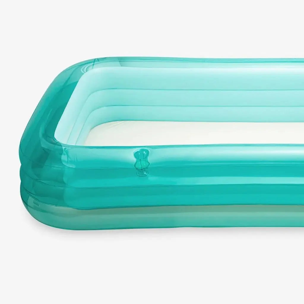 Funsicle Pool Schwimmbecken Aufblasbarer Pool Family Rechteckig Lagoon Blue B-Ware - 4894906012818