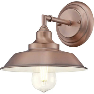 B-Ware Westinghouse Wandleuchte Wandlampe Iron Hill Kupfer Vintage Stil Glockenform