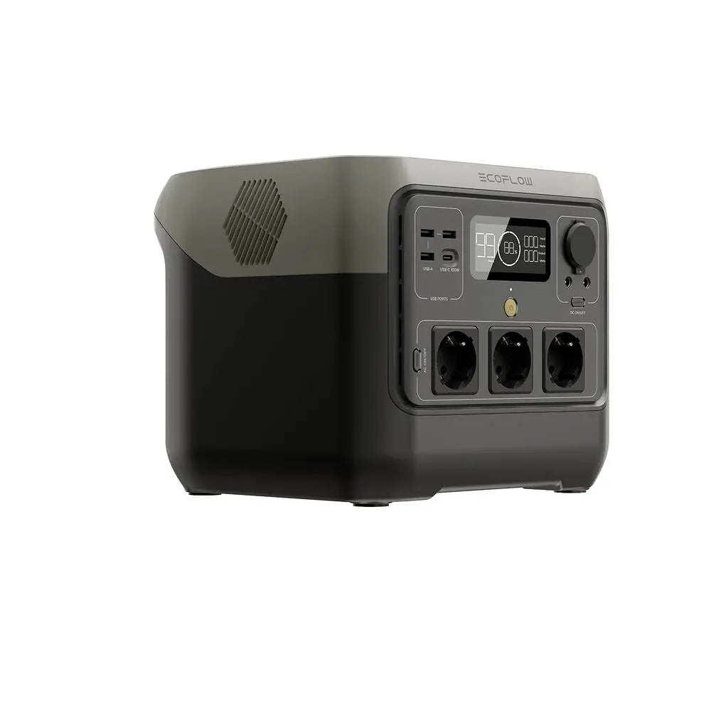 B-Ware Eco Flow Powerstation Energiespeicher River 2 Pro Li Fe Po 4 Schwarz Mit Laderegler - 4895251601559