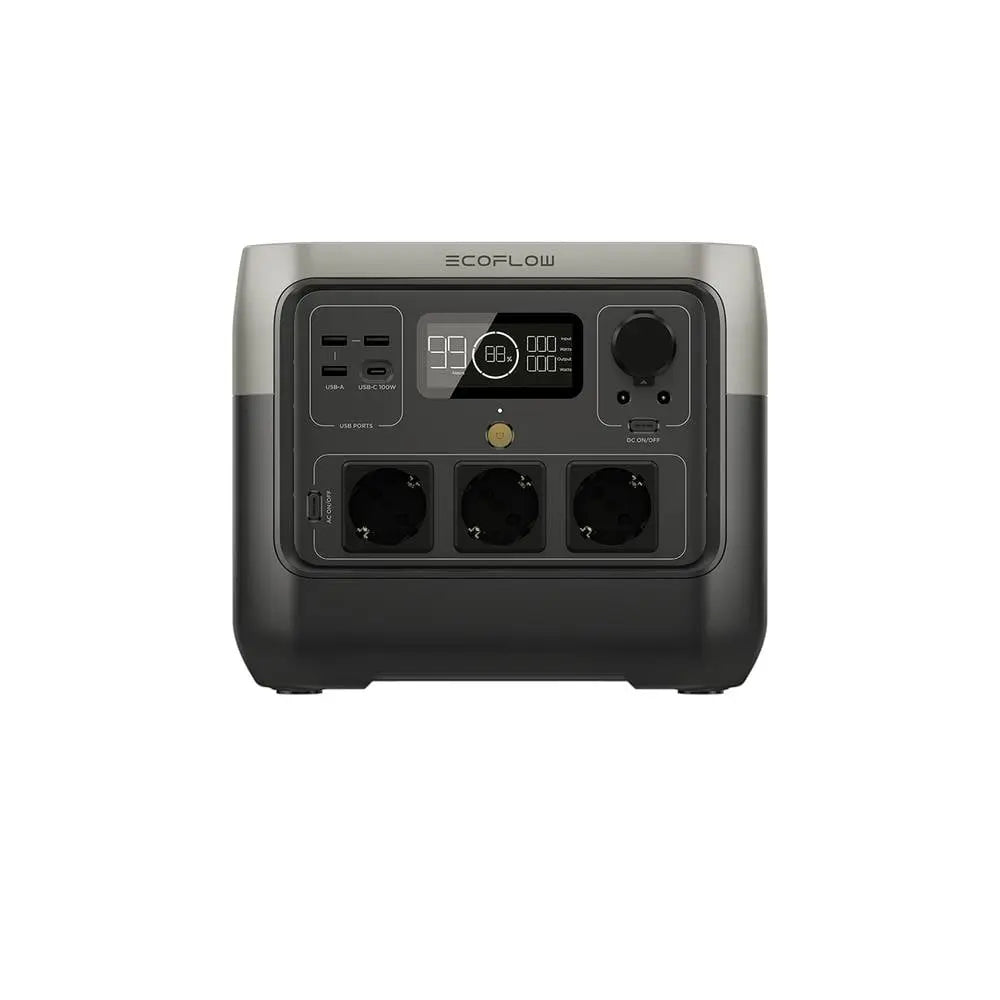 B-Ware Eco Flow Powerstation Energiespeicher River 2 Pro Li Fe Po 4 Schwarz Mit Laderegler - 4895251601559