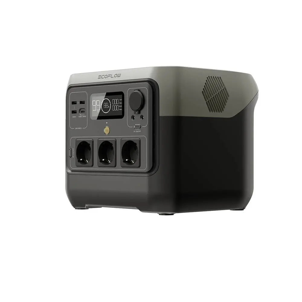 B-Ware Eco Flow Powerstation Energiespeicher River 2 Pro Li Fe Po 4 Schwarz Mit Laderegler - 4895251601559
