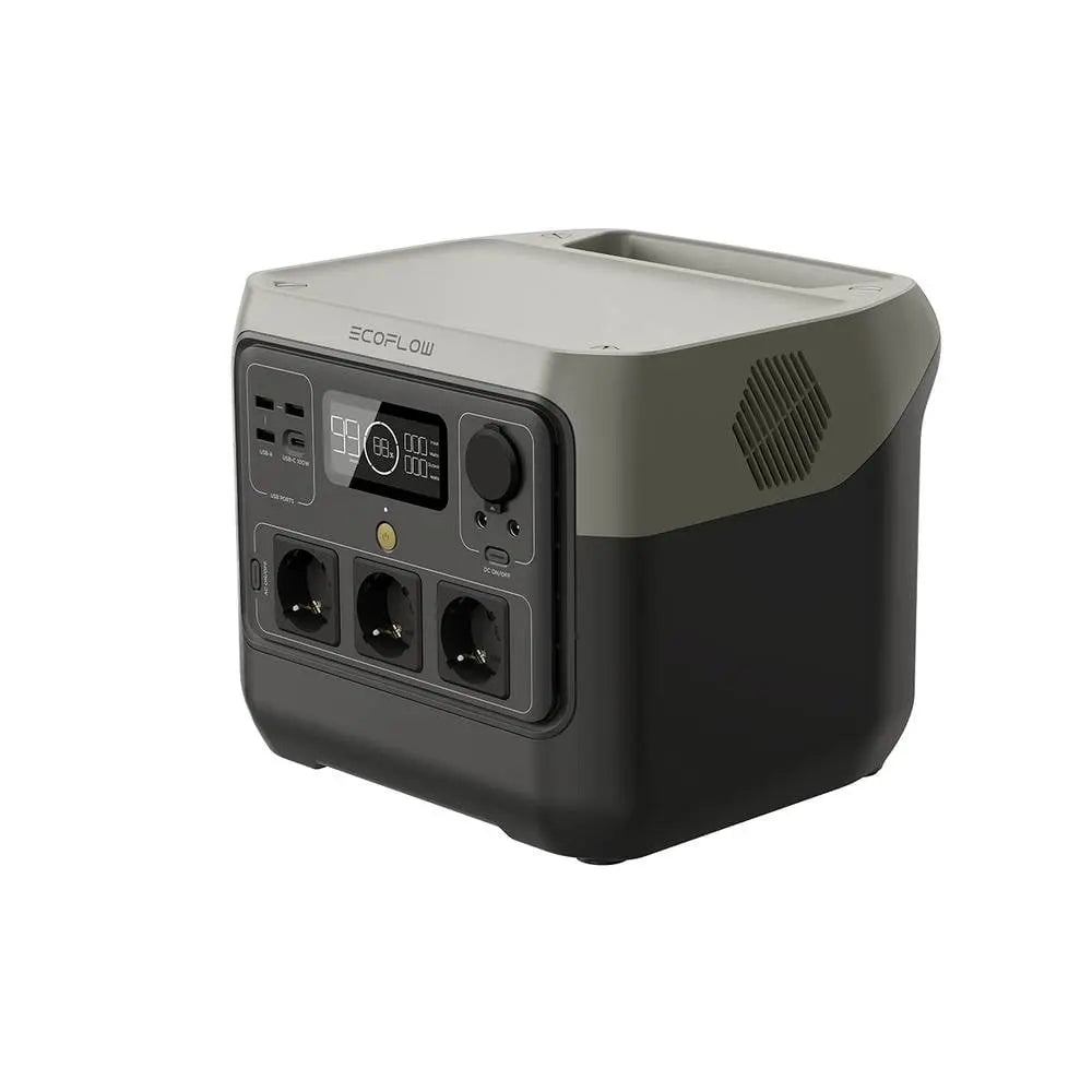B-Ware Eco Flow Powerstation Energiespeicher River 2 Pro Li Fe Po 4 Schwarz Mit Laderegler - 4895251601559
