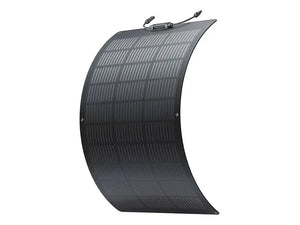 B-Ware Eco Flow Solarpanel Solarmodul Schwarz Flexible Photovoltaik Energie 100 W