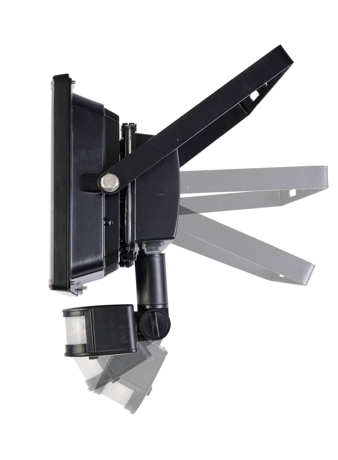 B-Ware Sygonix SY-5461112 Solar-Spot mit Bewegungsmelder 50 W Neutralweiß Schwarz Lampe