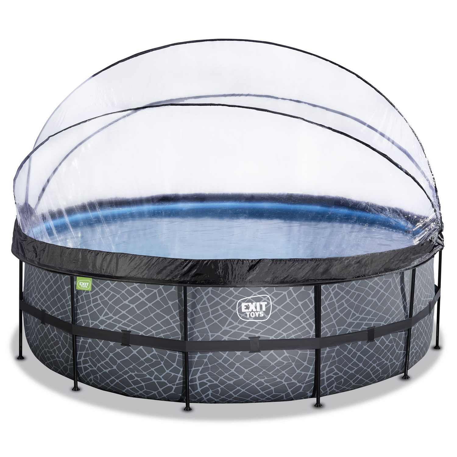Exit Stone Pool 450x122cm Schwimmbecken Becken Schwimmbad Swimmingpool47 B-Ware