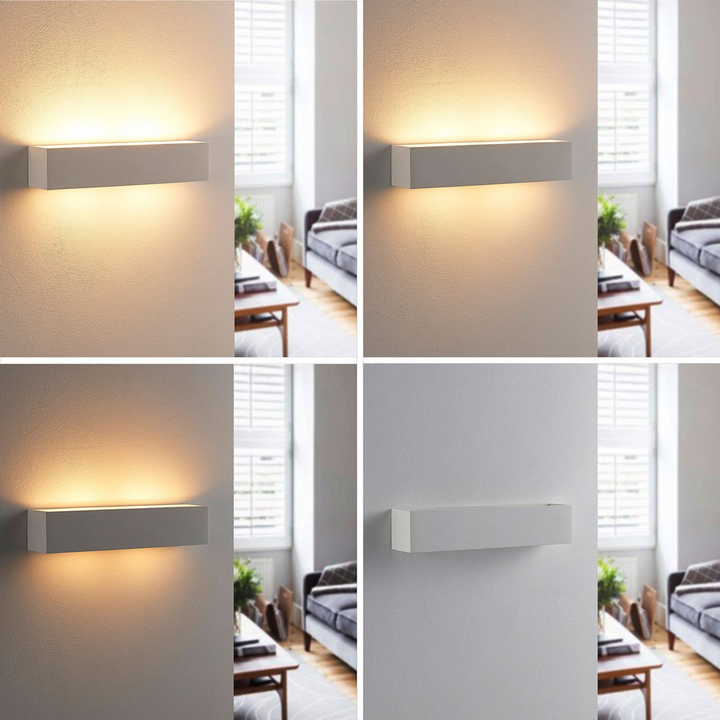 Lindby Gipswandleuchte Tjada Wandlampe Wandleuchte Lampe Leuchte G9 Led Weiß751 B-Ware