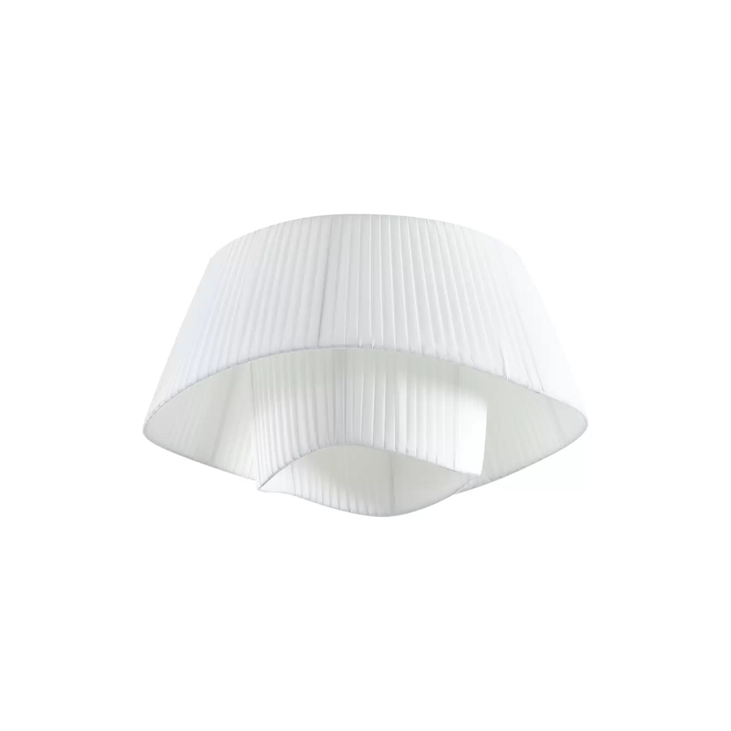 B-Ware Lindby Deckenleuchte Eryndor Weiß Textil ø 47 Cm E27 Deckenlampe Lampe Leuc854