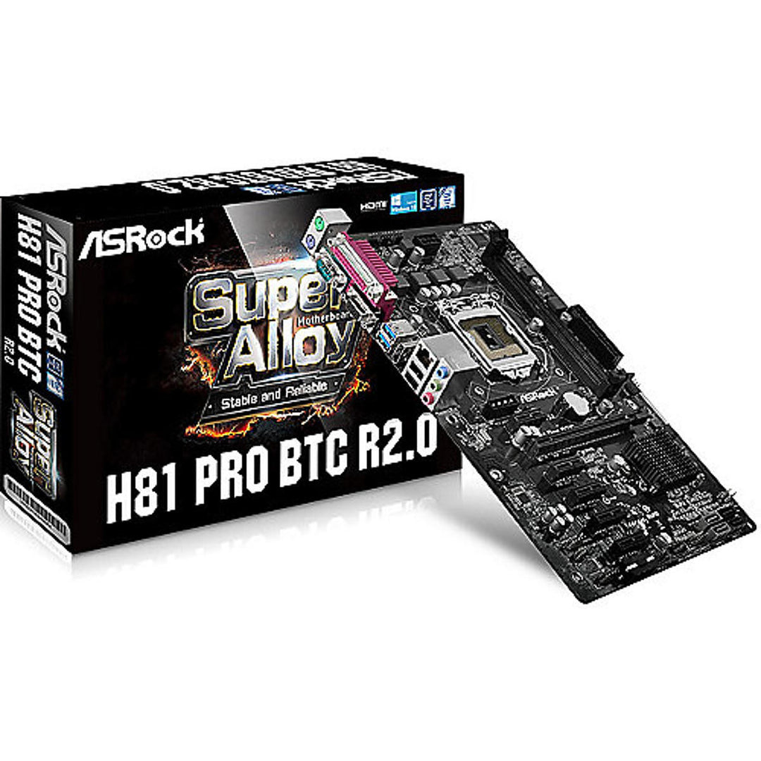 Asrock H81 PRO BTC R2.0 Hauptplatine Mainboard Sockel 1150 Intel ATX 5.25"