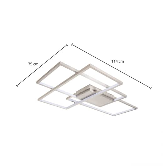 Lindby Charis LED-Deckenlampe Lampe Leuchte Deckenleuchte Flur WiZ App RGBW 39 W