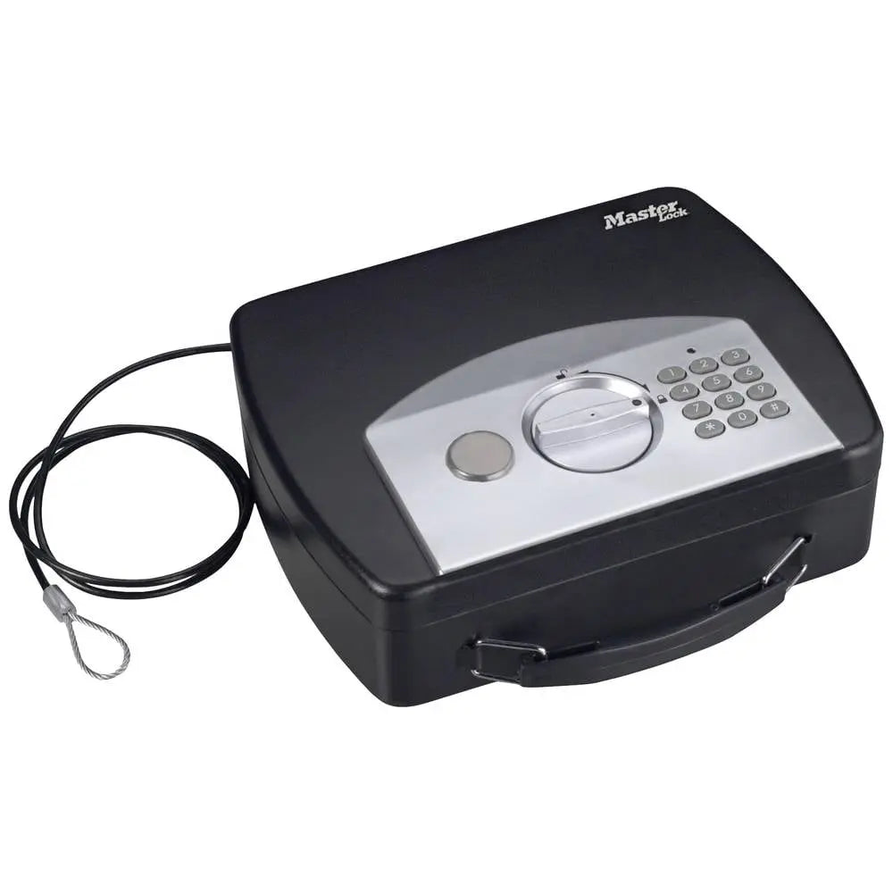 B-Ware Master Lock P40020 Dokumentenkassette Geldkassette Stahl Schwarz 2,17 Liter  - 49074025694