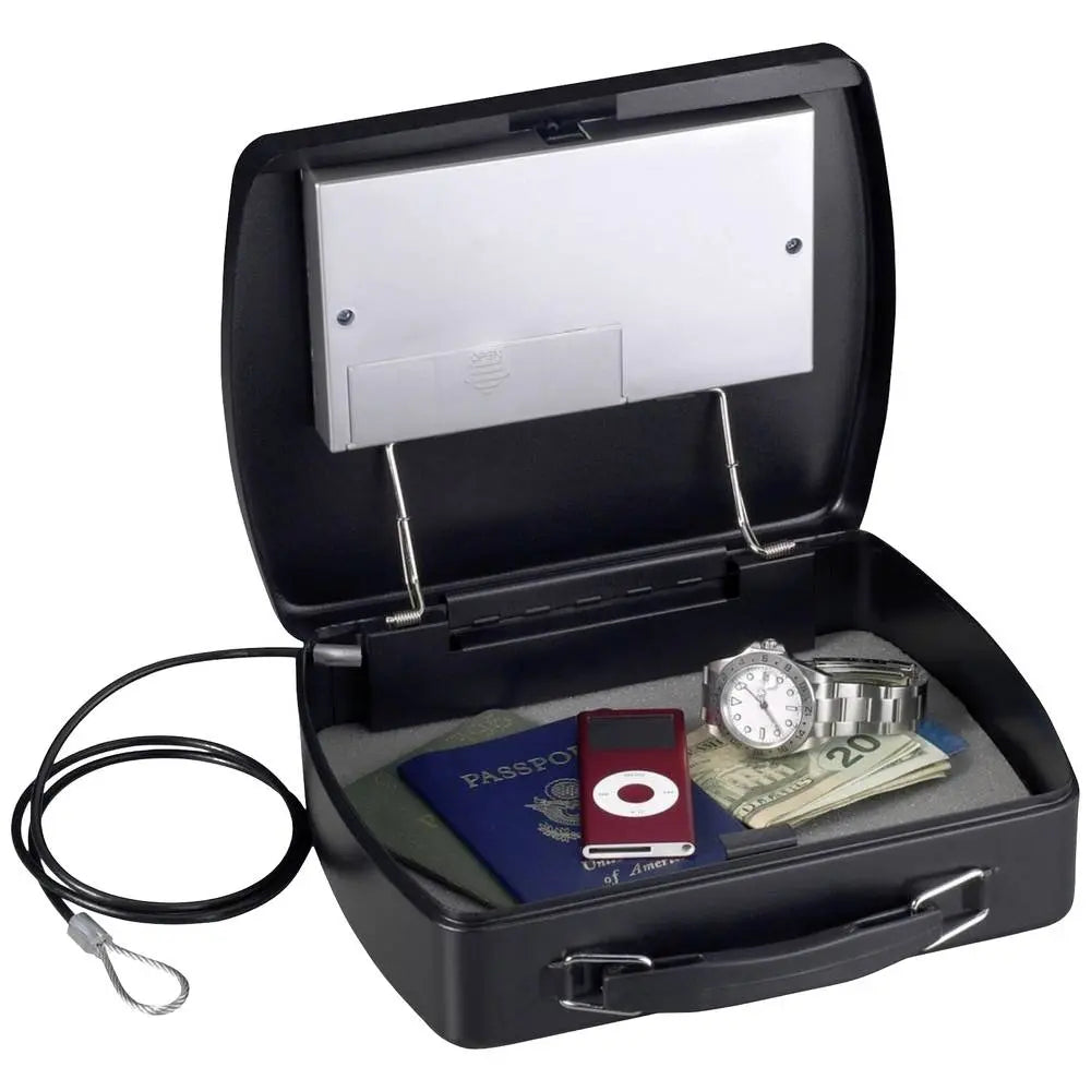 B-Ware Master Lock P40020 Dokumentenkassette Geldkassette Stahl Schwarz 2,17 Liter  - 49074025694