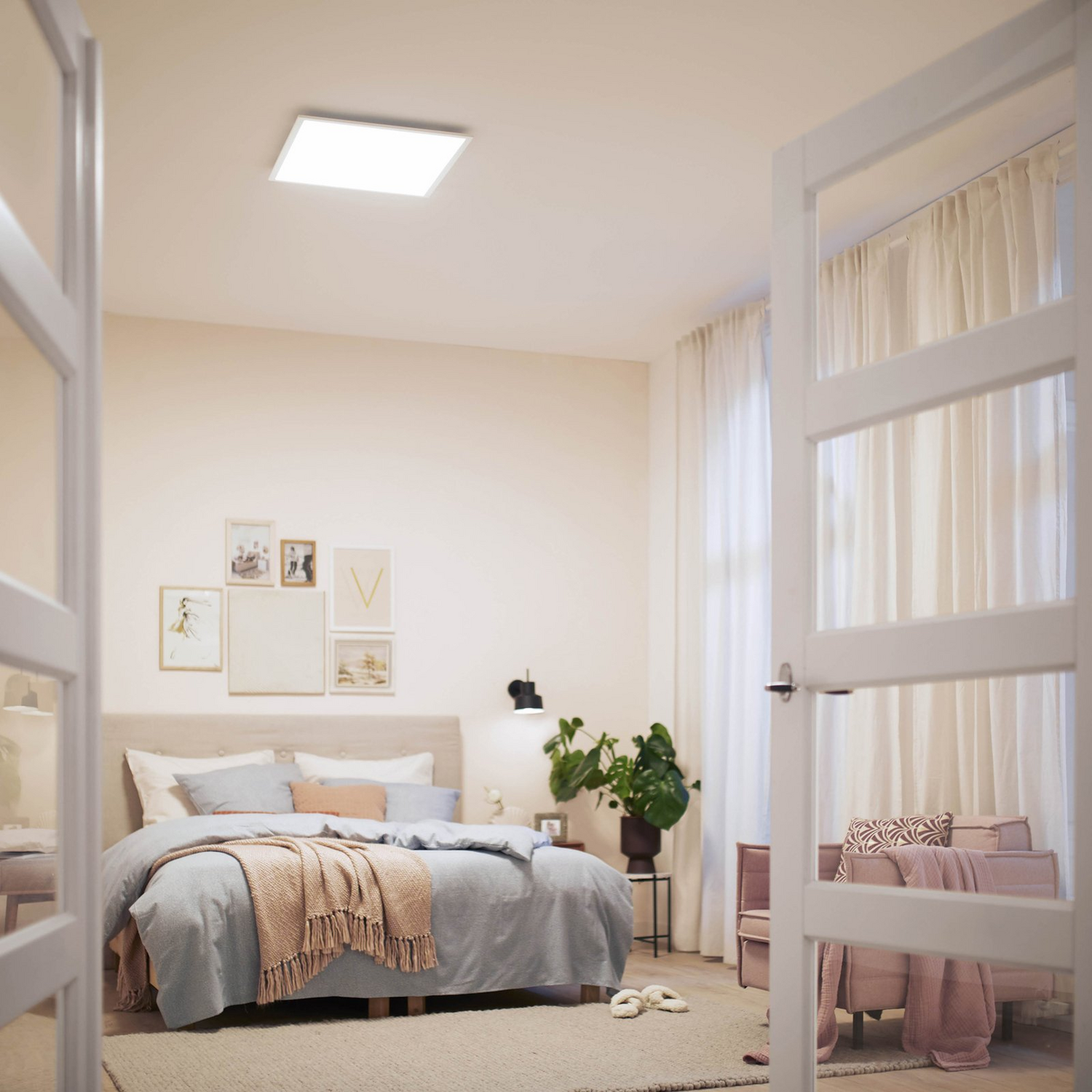 Philips Touch Led Panel Deckenpanel Deckenlampe Lampe Leuchte 62,8 X 62,8cm157 B-Ware - 8719514326705