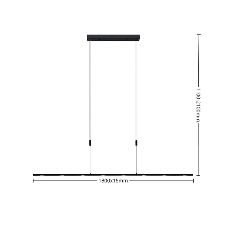 Lucande Stakato Led Hängeleuchte Deckenlampe Pendelleuchte Hängelampe 8 Flammig B-Ware - 4251911718966