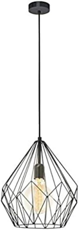 Eglo Pendellampe Carlton Deckenleuchte Hängelampe Esstischlampe Metall Schwarz B-Ware - 49257