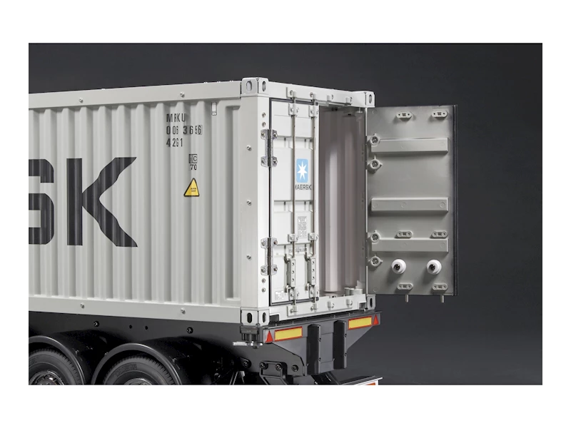 Tamiya Container Auflieger Maersk 1/14 40ft. Rc Modell Bausatz Metall Kunststoff B-Ware - 4950344563265