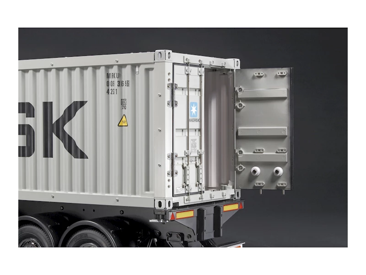 Tamiya Container Auflieger Maersk 1/14 40ft. Rc Modell Bausatz Metall Kunststoff B-Ware - 4950344563265