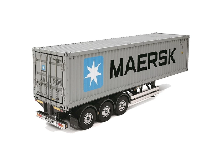 Tamiya Container Auflieger Maersk 1/14 40ft. Rc Modell Bausatz Metall Kunststoff B-Ware - 4950344563265