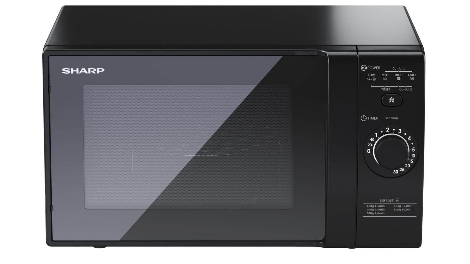 Sharp Mikrowelle Ofen Mikrowellengerät Küchengerät 20 L 800 W Yc Gg02 E B Schwarz  B-Ware - 4974019171258