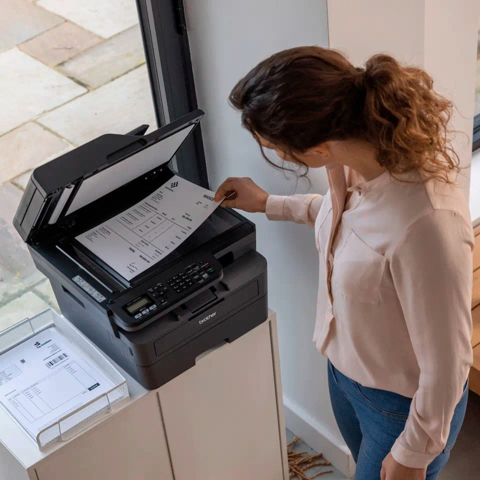 Brother Multifunktionsdrucker Kopierer Scanner WLAN S/W Laser SIEHE TEXT/FOTO - 4977766831413